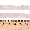 Natural Rose Quartz Beads Strands G-T139-6x6-05A-5