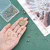 12Pcs 304 Stainless Steel Ball Stud Earring Post & 24Pcs Hoop Earring Findings DIY-UN0002-86-2