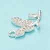 Brass Micro Pave Cubic Zirconia Charms KK-P228-45S-4