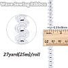 25M Metallic Yarn Lace Ribbons OCOR-GF0003-09K-2