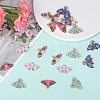 20Pcs 5 Style Alloy Enamel Pendants ENAM-SZ0004-30-3