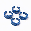 Spray Painted Alloy Cuff Rings RJEW-T011-34C-RS-1