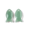 Natural Green Aventurine Pendants X-G-N342-106L-1