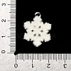 Christmas Flocky Opaque Resin Pendants RESI-C064-01C-4