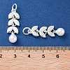 Alloy ABS Bead Pendants PALLOY-A008-06MS-3