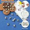 26Pcs 26 Styles Zinc Alloy Enamel European Beads FIND-CJ0004-01-3