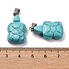 Synthetic Turquoise Pendants G-B127-06P-01-4