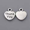 Tibetan Style Alloy Charms TIBEP-A15913-AS-NR-1
