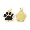 Rack Plating Brass Enamel Charms KK-C008-17G-2