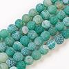 Natural Weathered Agate Beads Strands X-G-G589-8mm-08-3
