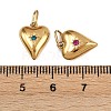 304 Stainless Steel with Rhinestone Pendants STAS-Z152-02G-3