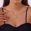 Halloween 304 Stainless Steel Laser Cut Pendant Necklaces FS-WG247A7-02-2