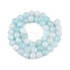 Natural White Jade Bead Strands G-R346-6mm-17-2