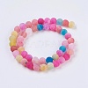 Natural Weathered Agate Beads Strands G-G589-8mm-01-2