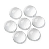 Transparent Half Round Glass Cabochons X-GGLA-R027-30mm-4