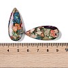 Dyed Synthetic Imperial Jasper Pendants G-P529-07G-3