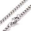 201 Stainless Steel Chain NJEW-C034-24AS-4