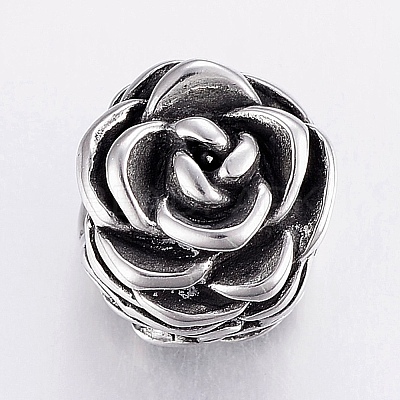 304 Stainless Steel Beads STAS-H446-45AS-1