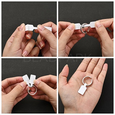 Rectangle Jewelry Display Sticker Self-adhesive Paper TOOL-WH0039-03-1