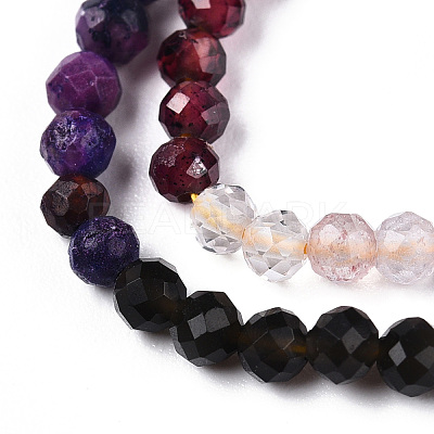 Natural Mixed Gemstone Beads Strands G-D080-A01-02-17-1