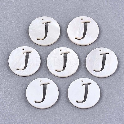 Natural Freshwater Shell Charms SHEL-S276-119J-1