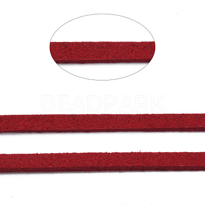 Eco-Friendly Faux Suede Cord LW-R007-3.0mm-1049-1