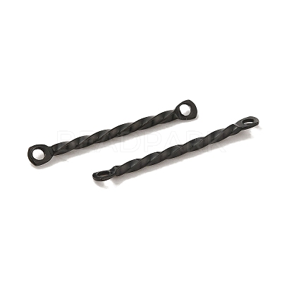 304 Stainless Steel Connector Charms STAS-Q323-02B-B-1