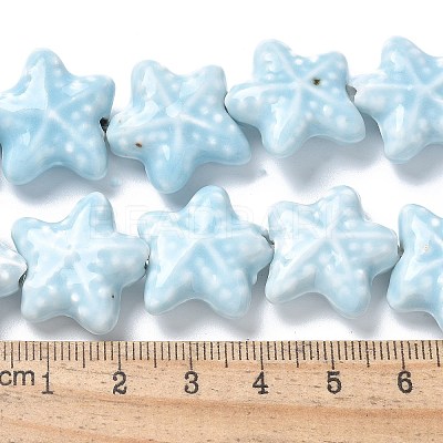 Ocean Series Handmade Porcelain Beads X-PORC-R002-05-09-1