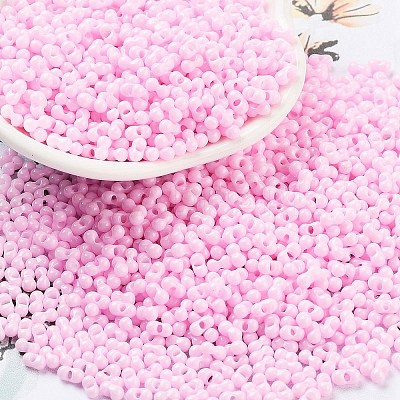 Baking Paint Glass Seed Beads SEED-A033-05K-1