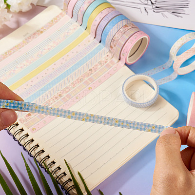 20 Rolls Paper Adhesive Tape Set DIY-TAC0023-42C-1