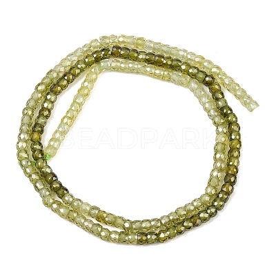 Cubic Zirconia Beads Strands ZIRC-P125-2x3mm-11-1