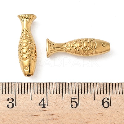 304 Stainless Steel Beads STAS-F320-15D-G-1