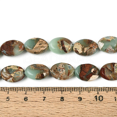 Synthetic Aqua Terra Jasper Beads Strands G-S366-015B-01-1