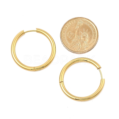 PVD Vacuum Plating 304 Stainless Steel Huggie Hoop Earrings for Women X-EJEW-F280-07H-G-1