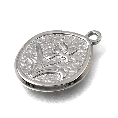 304 Stainless Steel Pendants STAS-K322-26B-P-1