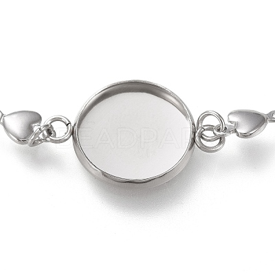 Tarnish Resistant 304 Stainless Steel Bracelet Making STAS-L248-009P-B-1