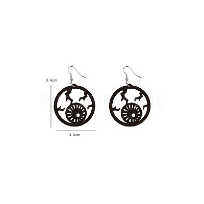 Halloween Theme Acrylic Dangle Earrings FS-WG9F574-09-1