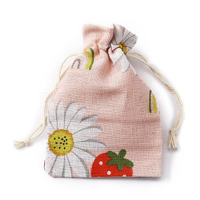 Cotton & Linen Drawstring Gift Bags ABAG-TAC0006-07A-1