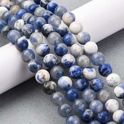 Natural Sodalite Beads Strand LS-GSR6mmC013-1