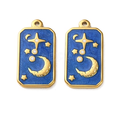 304 Stainless Steel Pendants STAS-A124-17D-G-1