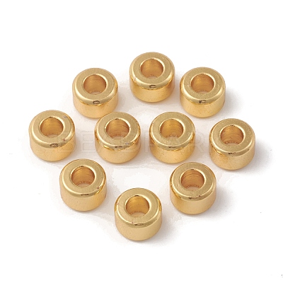 Rack Plating Brass Beads KK-G452-28G-1