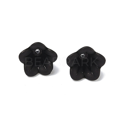Frosted Flower Acrylic Beads X-FACR-5332-12A-1