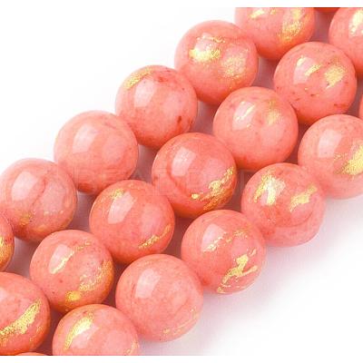 Natural Mashan Jade Beads Strands G-F670-A04-8mm-1