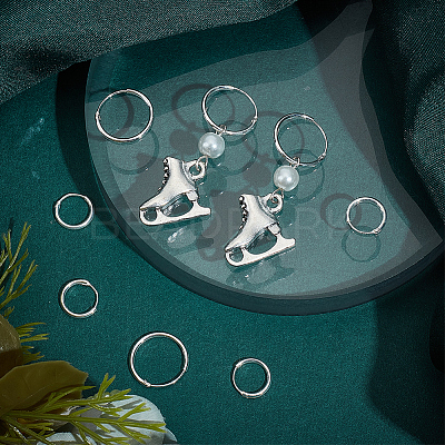 4 Pairs 2 Size 925 Sterling Silver Huggie Hoop Earring Findings STER-BBC0006-34-1
