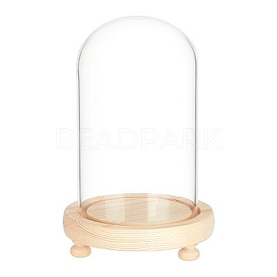 Glass Dome Cover AJEW-WH0312-39-1