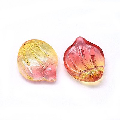Transparent Glass Charms GLAA-H016-01A-16-1