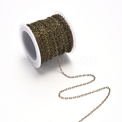 Brass Cable Chains CHC-T008-06B-AB-1