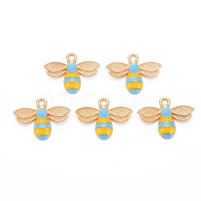 Alloy Enamel Pendants ENAM-S121-174C-RS-1