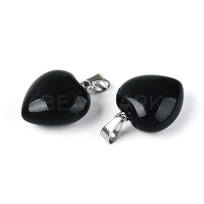 Natural Obsidian Pendants G-T143-49A-1