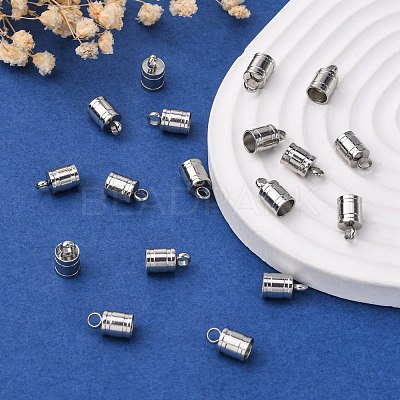 Tarnish Resistant Stainless Steel Cord Ends STAS-E020-3-1